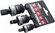 AWTools Pneumatic Socket with Frame Host 1/4", 3/8", 1/2" Diameter 1/4" / 3/8" / 1/2"