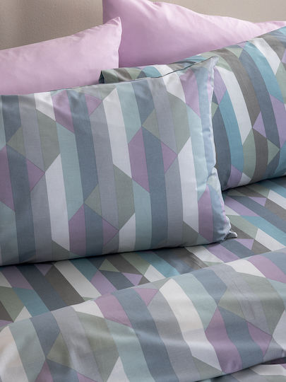 Palamaiki Fl6297 Super-Double Bed Sheets Set 240x260cm 4 Pieces