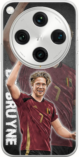 Euro 2024 Kevin De Bruyne Oppo Find X8 Pro 5g Гъвкав TPU Прозрачен Силикон
