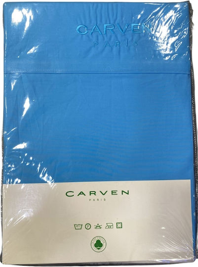 Carven Paris Σεντόνι Μονό 165x265εκ. Τιρκουάζ
