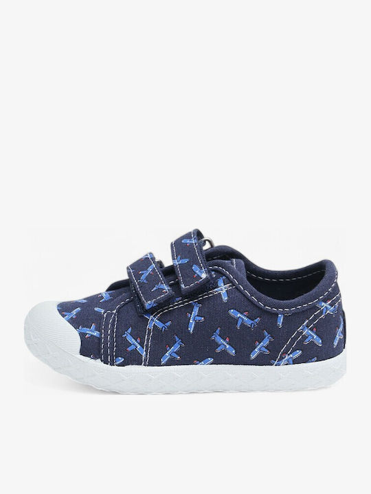 Παιδικά Sneakers με Σκρατς Μπλε