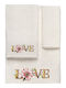 Beauty Home Badetücher Set 3 Stück Ecru Gewicht 500gr/m²