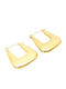 Puppis Gold Plated Steel Earrings