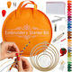 Embroidery Set Zola 100 Colored Threads Thread Length 8 M Accessories Included 30 X 45 Cm