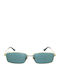Gigi Barcelona Unisex Sonnenbrillen mit Blauem Rahmen und Blauem Glas 1091/50