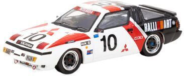 Model Mașină Mitsubishi Starion Nr 10 Michael Lieu Macau Guia Race 1985 1:64 Tarmac Works