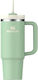 Stanley Quencher Handled Tumbler Thermos Bottle...