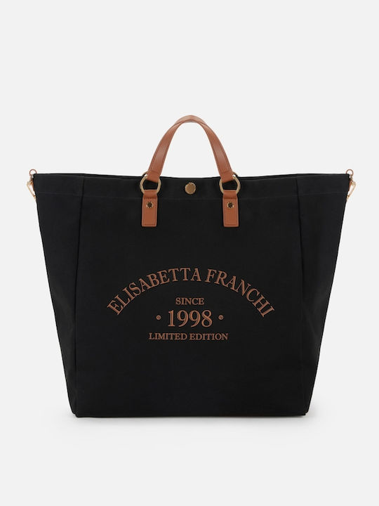 Elisabetta Franchi Γυναικεία Tote Τσάντα Υφασμάτινη