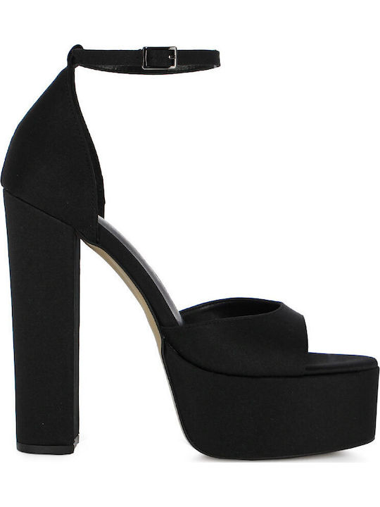 Studio Black Leather Sandals