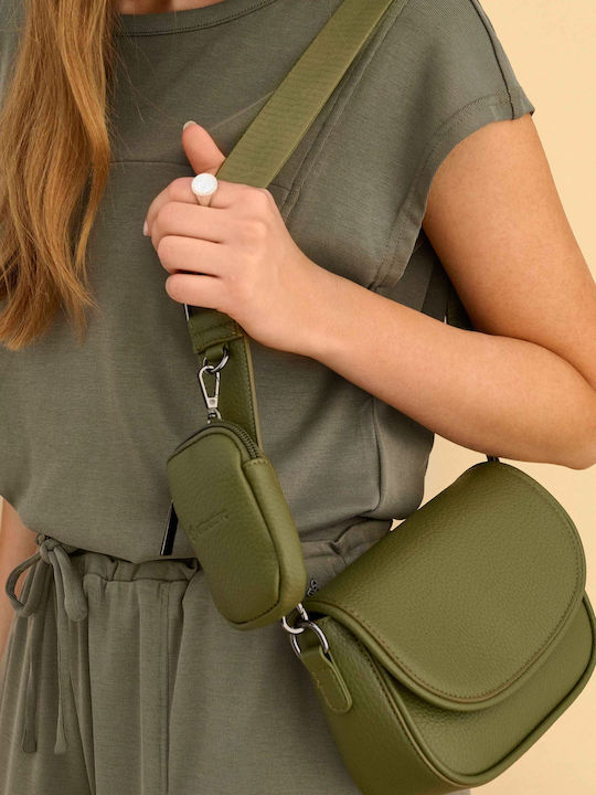 attrattivo Women's Green Shoulder Bag