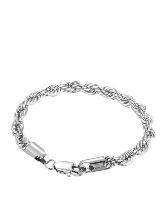 Puppis Men's Silver Bracelet