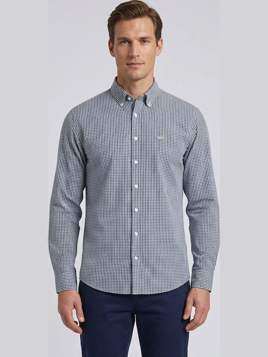 Long Sleeve Checked Shirt Avocado
