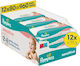 Pampers Sensitive Hypoallergenic Baby Wipes Alcohol-Free & Parabens Free 12x80pcs