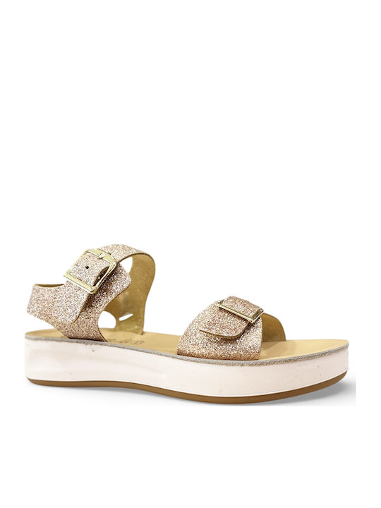 Pretty Soft Παιδικά Πέδιλα 1503 Χρυσά