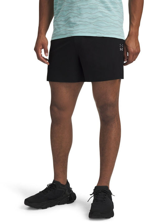 Under Armour Αθλητική Ανδρική Βερμούδα Μαύρη