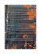 Sunshine Single Cotton Sheets Set Brown Blue Printed 165x250cm