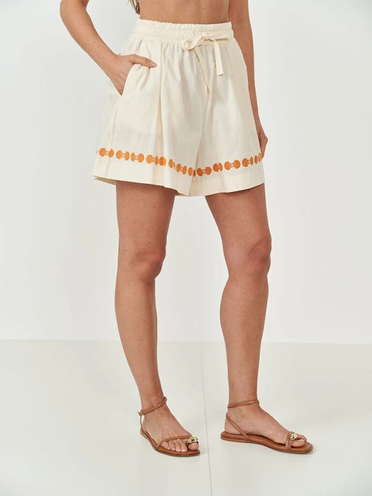 Damen Bermudas Beige