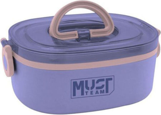 Must Team Recipient De Mâncare Inox Lila 1.05lt