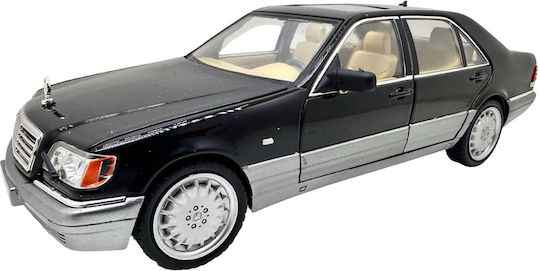 W140 Balena S320 Clasa S Negru Model Metalic 1:24 Lumini Sunete Uși Deschise Capotă Portbagaj