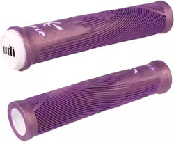 Odi Hucker Edge-Free Fahrradlenkergriffe Lila-Weiß