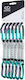 Climbing Technology Skylotec Lime B Set Quickdraws Ny 12 Cm 6-pack Anthracite Blue Marine
