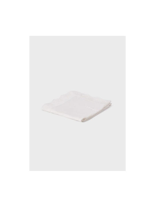 Mayoral Knitted Nursery Swaddling Blanket Ecru 90x90cm