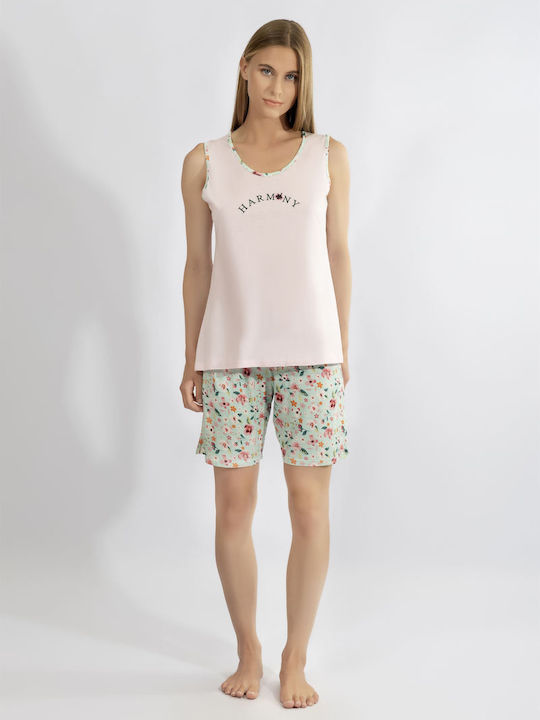 Harmony Summer Women's Pyjama Set Multicolour