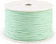 Waxed Lace 0.1cm Green 100m