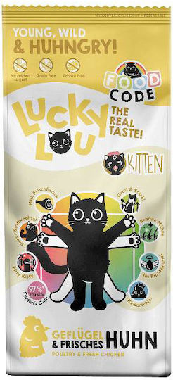 Lucky Lou Food Code Kitten Πουλερικά & Φρέσκο Κοτόπουλο 9kg