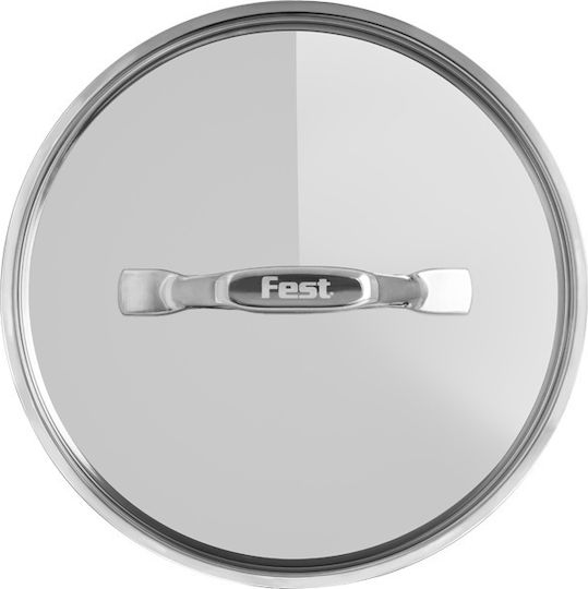 Fest Καπάκι για Τηγάνι και Κατσαρόλα από Ανοξείδωτο Ατσάλι 22cm 0166811 Fest Καπάκι για Τηγάνι και Κατσαρόλα από Ανοξείδωτο Ατσάλι 22cm 0166811
