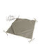 Go Smart Home Sunbed Cushion with Backrest Beige 38x38cm
