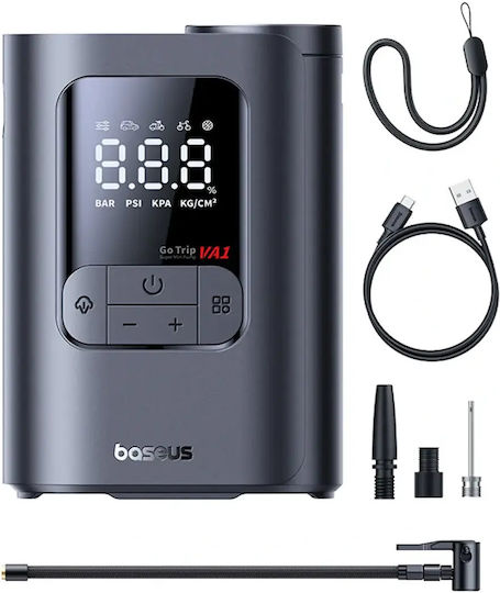 Baseus Autoreifenpumpe 150PSI Wiederaufladbare mit Batterie 12V