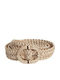 Wide Women's Belt Brown