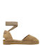 Women's Espadrilles In Tabac Brown Colour