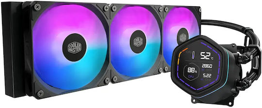 MasterLiquid Core Nex Digital Water Cooling AIO CPU With 3 120mm Fans And ARGB Lighting