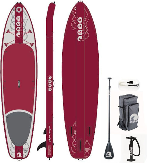 SCK Mare Nero 11'6" Φουσκωτή Σανίδα SUP / Kayak με Μήκος 3.5m Κόκκινη