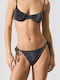 Bikinihosen Schwarz Lurex