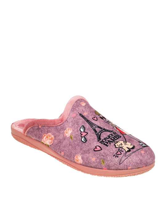 Winter Women's Slippers Pink