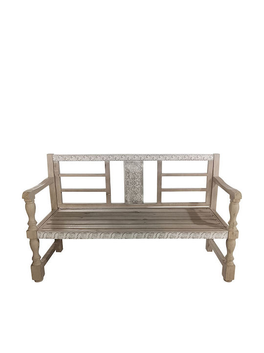 Παγκάκι Εξωτερικού Χώρου Ξύλινο 130x44x84cm