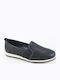 Leather Women's Moccasins in Black Colour