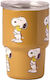 QuyCup Glass Thermos Stainless Steel 90ml Quy Cup Snoopy Woodstock