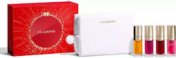 Clarins Lip Comfort Oil Gift Set Holiday Season Shade Pink Red Yellow Clarins Lip Comfort Oil Gift Set Holiday Season Shade Pink Red Yellow