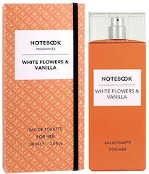 Aquolina Notebook White Flowers & Vanilla Eau de Toilette 100ml Aquolina Notebook White Flowers & Vanilla Eau de Toilette 100ml