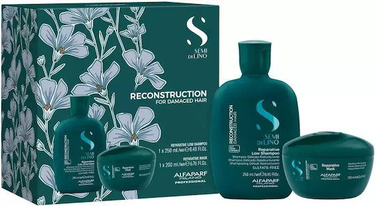 Alfaparf Milano Semi Di Lino Reconstruction Kit Damaged Hair