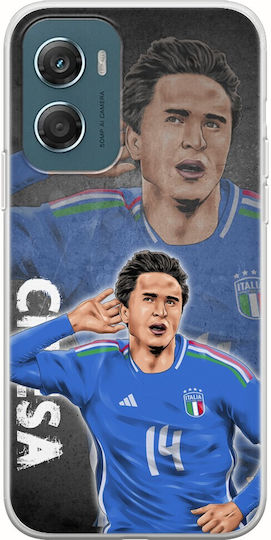 Euro 2024 Federico Chiesa Motorola Moto G06 Flexible TPU Transparent Silicone