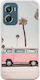 Pink Van Motorola Moto G06 Flexible TPU Transparent Silicone