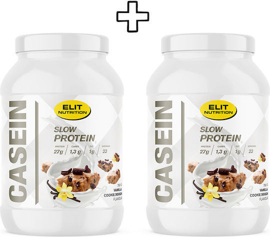 Elit Nutrition Casein 750g Chocolate Cream & Elit Nutrition Casein 750g Vanilla Cookie Dough Custom Bundle