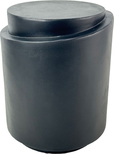 Masă Laterală Rotundă Climb Neagră L40xl40xÎ49.5cm
