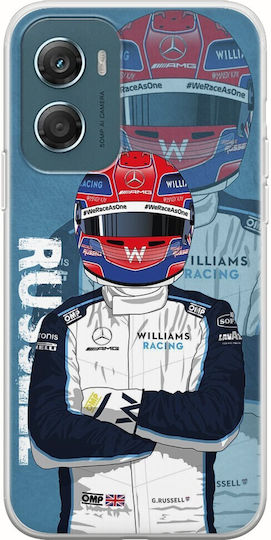Formula 1 George Russell Motorola Moto G06 Flexible TPU Transparent Silicone
