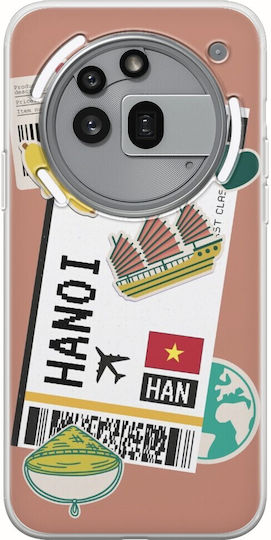 Ticket To Hanoi Nothing Phone 3a Pro 5g Гъвкав TPU Прозрачен Силикон
